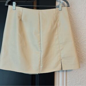 Leather skirt